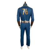 TV Fallout (2024) Vault 76 Dweller Blue Jumpsuit Unisex Outfits Cosplay Costume Halloween Carnival Suit